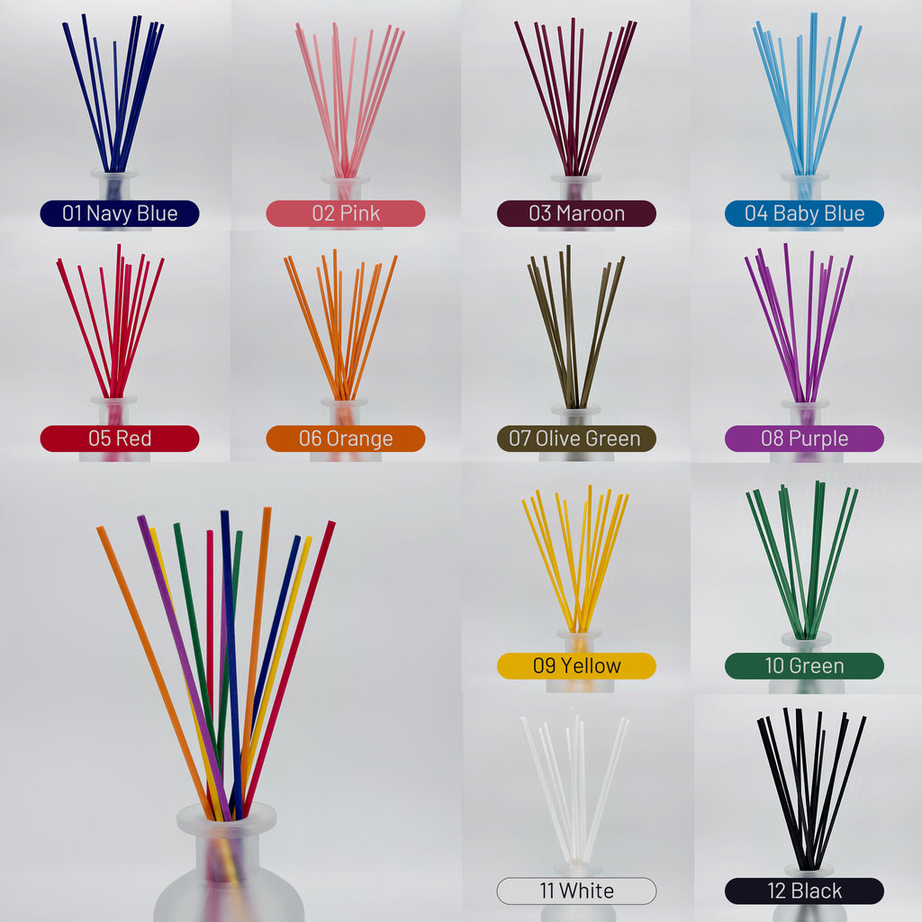 Color-Themed Diffuser Reeds Pack
